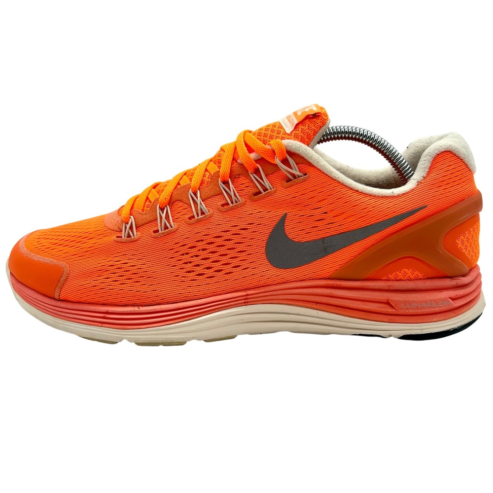 Nike LunarGlide 4 Men's Running Shoes 10 Orange‎ Athletic Sneakers 524977-808